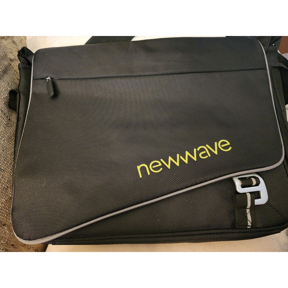 New AWESOME Port Authority Transit Messenger LAPTOP Black Bag NWOT